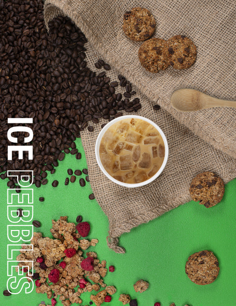 TB852HC Produttore di ghiaccio con contenitore incorporato Brema - Sistema a trafila Raffreddamento acqua Ice Pebbles