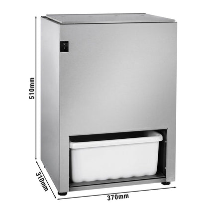 Tritaghiaccio - 5 kg/min - incl. contenitore di stoccaggio da 5 kg Hoshizaki Ice crusher C-105