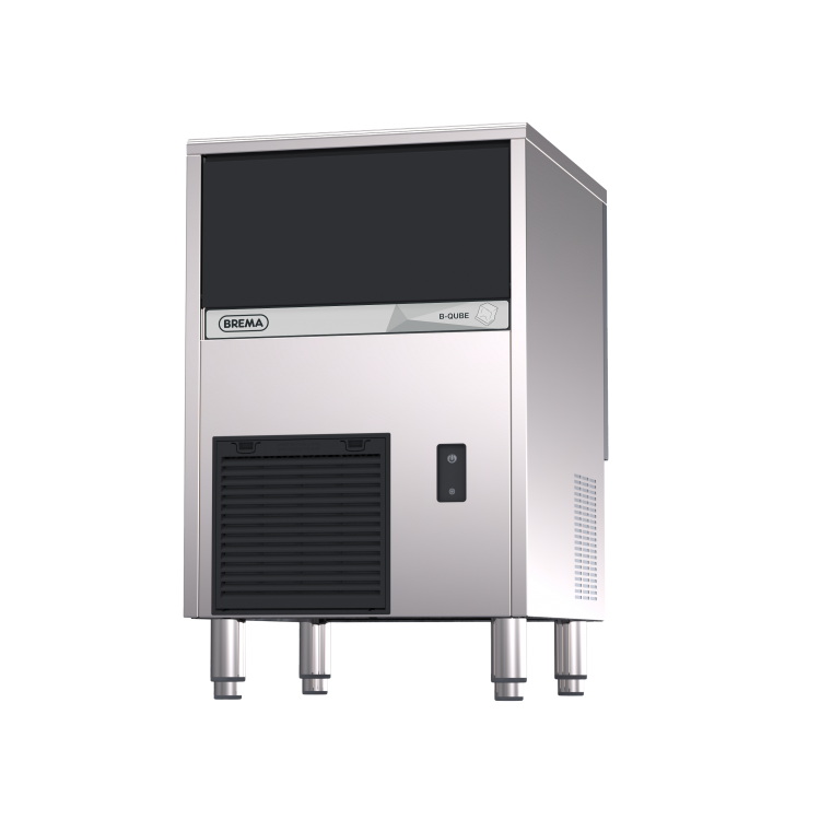 CB416 HC  B-QUBE Fabbricatore di ghiaccio con contenitore incorporato Brema - Sistema a spruzzo Raffreddamento Acqua