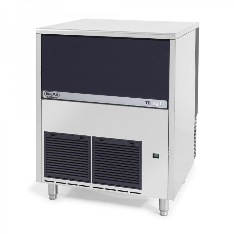 TB1404 HC Produttore di ghiaccio con contenitore incorporato Brema  - Sistema a trafila Raffreddamento acqua  Ice Pebbles